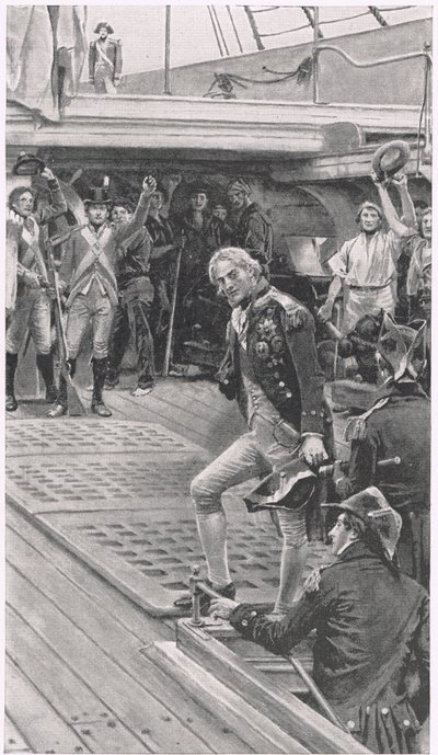 Nelson Coming on Deck by Thomas Davidson
